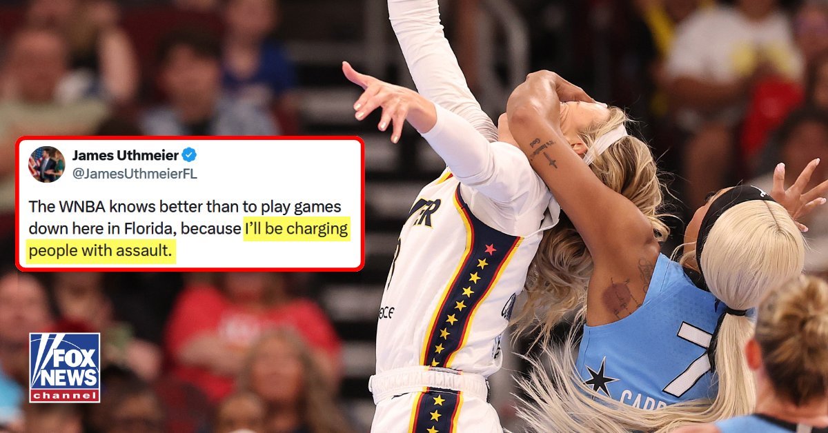 VoxLiberdade's tweet photo. PROCURADOR-GERAL DA FLÓRIDA MANDA RECADO À WNBA APÓS FALTA VIOLENTA EM SOPHIE CUNNINGHAM

James Uthmeier disse que, se jogadas assim acontecerem na Flórida, pode haver acusação por agressão. Carrington foi expulsa por Flagrant 2 e depois alegou “privilégio branco”. https://t.co/yy56g1xx61