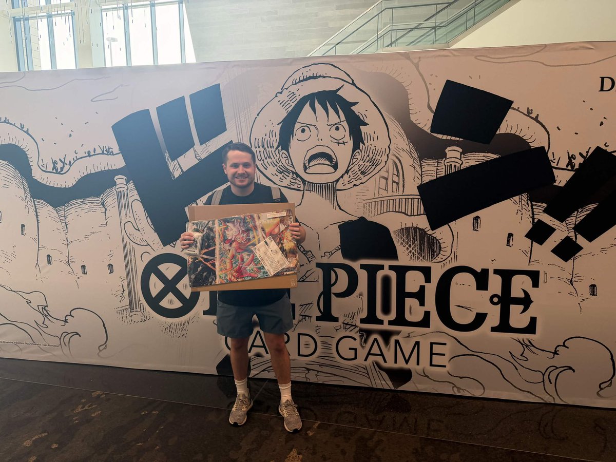 LogancmTCG's tweet photo. I WON THE OKC TREASURE CUP!

Mihawk best deck https://t.co/x3frwxGMmy