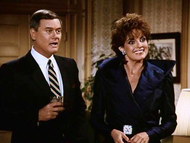 LukeLauraGH's tweet photo. #ThrowbackSunday JR and Sue Ellen #Dallas https://t.co/eI2JNvLwro
