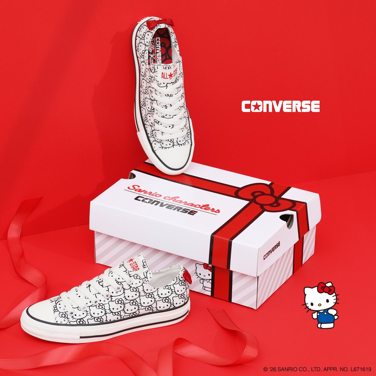 sanrio_news's tweet photo. CONVERSEのスニーカー「ALL STAR」に、サンリオキャラクターズモデルが登場☆
キャラクターをイメージしたカラーやモチーフにときめいちゃうね♡
8/21（金）～公式オンラインショップなどで発売！
ぜひチェックしてね♪
https://t.co/P0kv3e0Cio
#サンリオ https://t.co/ql0S7j5mYR