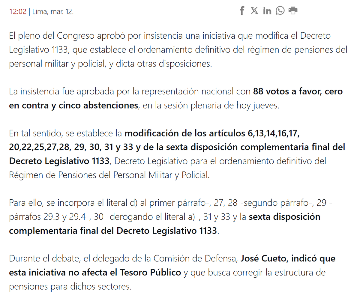 grancomboclub's tweet photo. El MEF se quiere bajar las pensiones d las FFOO, ¿quién las impulsó en el congreso y quién votó por ellas?
Pues el congresista Cueto como parte del lobby del ESTAMENTO MILITAR-POLICIAL q aseguró q "NO AFECTA AL TESORO PÚBLICO" más sus aliados FUJIMORISTAS.
https://t.co/RzkV86N2Gd https://t.co/eRsoAbEsig