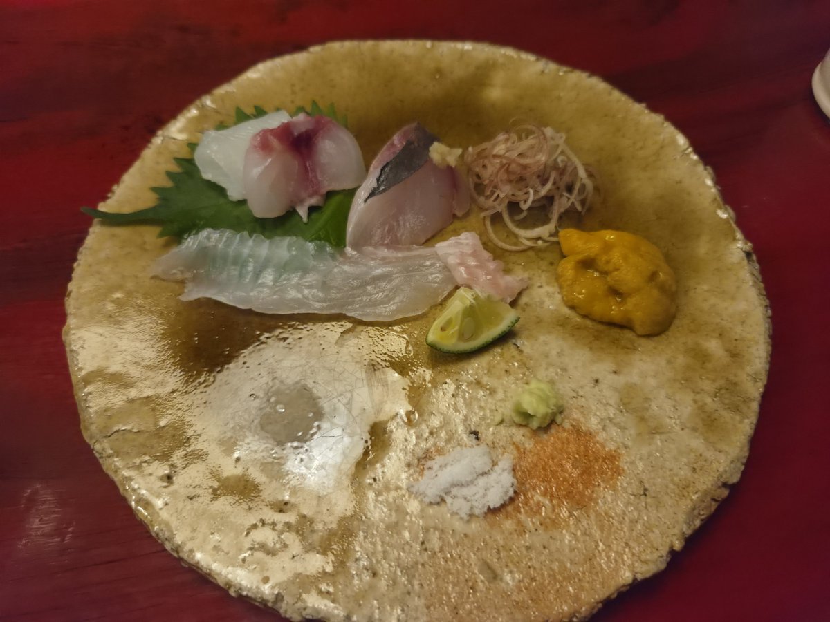 s_tabearuki's tweet photo. とくさ

じゅんさい北海シマエビ茶碗蒸し
刺盛り
焼き万願寺とうがらし
シャインマスカットとナガノパープル白和え
鮎唐揚げ
枝豆摺り流しだったかな？
イサキご飯 https://t.co/OM0UsblyqP
