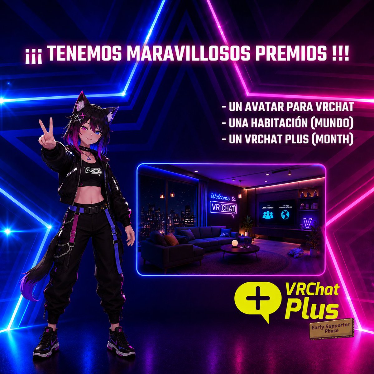 VtuberFest's tweet photo. ✨ ¡VTUBERS GOT TALENT está aquí! ✨

¿Tienes un talento que mostrar? ¡Esta es tu oportunidad! 

🏆 Premios:

🎨 Avatar personalizado 
🌎 Mundo personalizado 
💎 VRC+

¡Postula y demuestra de qué eres capaz! 🚀

#VTubersGotTalent #VTuber #VRChat #vtuberfest2026 #vtf2026 https://t.co/YXzG7PqHEV