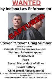 MAGAts_Exposed's tweet photo. Not an immigrant. Not trans. Just another white Christian pastor pedophile.

Meet MAGAt Steve Sumner, a former Indiana Republican councilman and preacher who spent over two years running like a coward from child sex crime allegations before U.S. Marshals tracked him down.

The facts are brutal. Initially charged in 2020 for horrific crimes against an underage girl, Sumner cut his ankle monitor and went on the lam in 2023. His run ended in a traffic stop in Kentucky, and just last month, he finally broke and pleaded guilty to Level 1 felony child molesting, rape, and possession of child pornography.

He is currently sitting in a jail cell awaiting his formal sentencing on August 14, 2026, where he faces decades in prison.