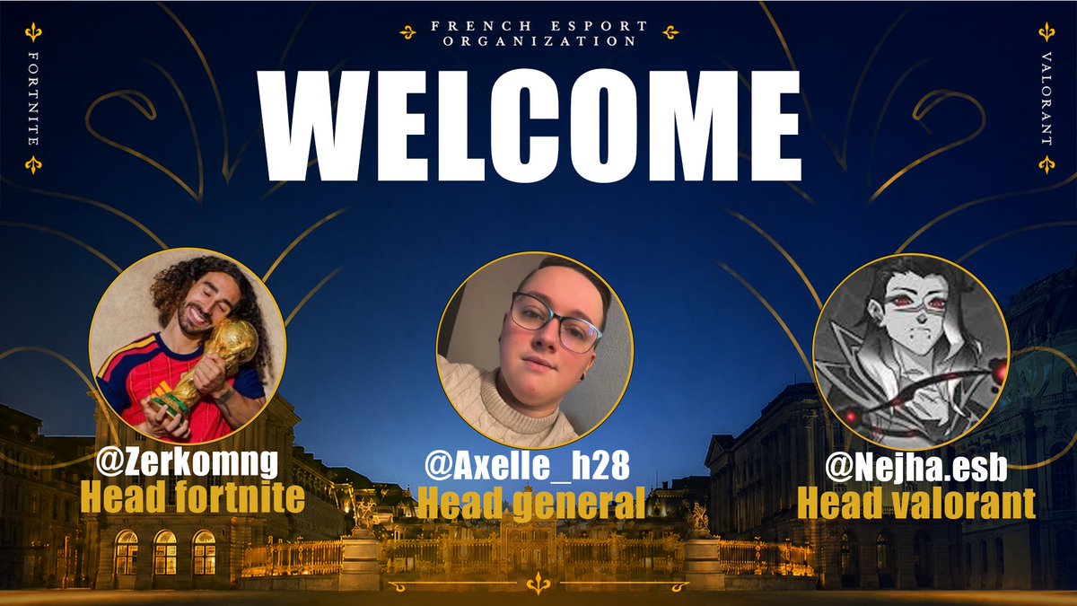 9CorpFR's tweet photo. Pour faire grandir un royaume, il faut des hommes et des femmes capables d’en porter chaque domaine.

Esport, Valorant, Fortnite, Web TV et développement général : chacun aura un rôle essentiel dans la construction de 9Corp.

Il est temps de vous présenter nos Heads. https://t.co/ahjcIaYD6i
