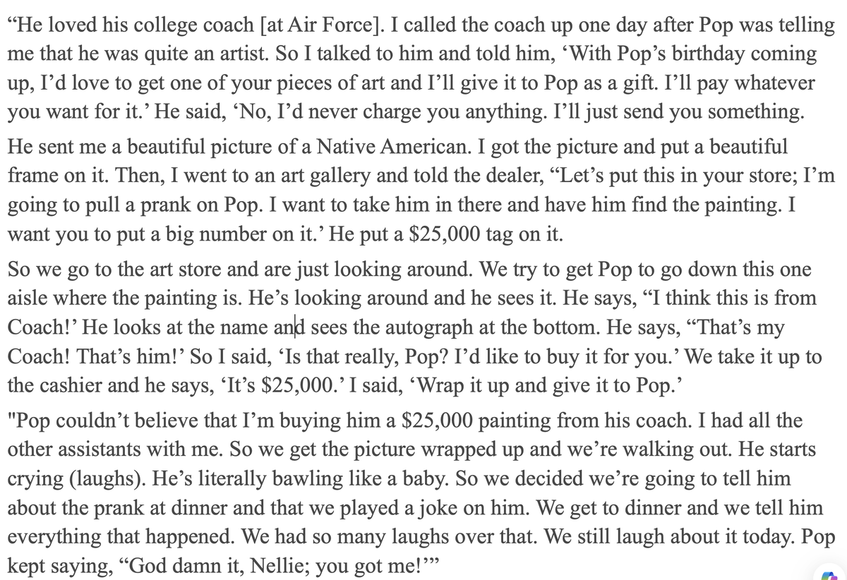 MarkG_Medina's tweet photo. Before Gregg Popovich's HOF induction, Don Nelson told me the full story about the $25,000 painting prank he pulled on Pop. https://t.co/Q0RjAtfTjs https://t.co/NtZxLLdTi8