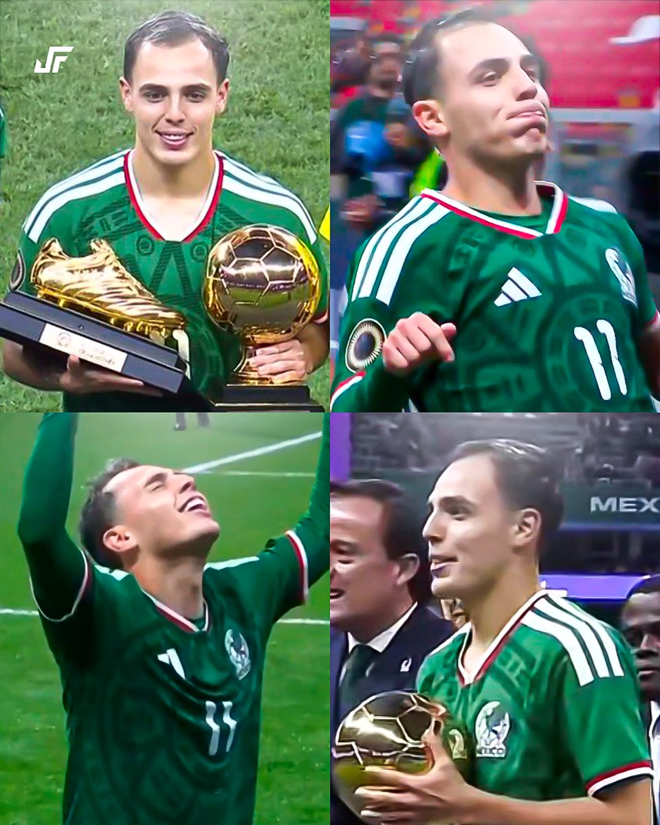 Jovenesfutmx's tweet photo. 👑🇲🇽 HUGO CAMBEROS EL MEJOR JUGADOR DE LA CONCACAF

El mexicano fue protagonista durante todo el torneo y demostró por qué es uno de los mayores talentos de su generación ⭐

✅ Anotó en fase de grupos
✅ Anotó en cuartos de final
✅ Anotó en semifinales
⚽ 5 goles en todo el torneo
🥇 Ganó la Bota de Oro
🏆 Ganó el premio al Mejor Jugador del Torneo

Así es: el mejor jugador del torneo es orgullosamente canterano de Chivas 🐐

Y no hay pretexto: Milito tendrá que darle muchos más minutos a su regreso con el equipo.

🇲🇽🔥 Hugo Camberos está levantando la mano.