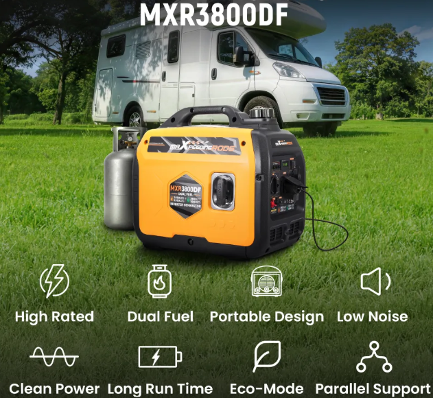 MaXpeedingRods's tweet photo. Dual fuel, lightweight, and built for long-lasting runtime — from RV trips to camping nights and backyard projects, it’s the reliable power you can count on.⚡
🔗https://t.co/nzA7jdPU3h
#PortableGenerator #RVLife #CampingGear #OffGridLiving #OutdoorPower https://t.co/nIj2EbL43Z
