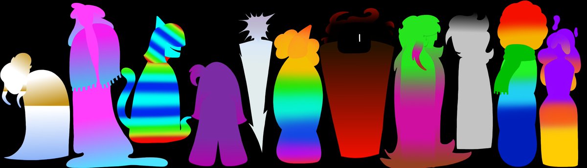 Beezartz's tweet photo. I DREW ALL THE GRADIENTS #regretavator #unpleasantgradient 
I love them all sm UAD-1427-1 and 3 suck to make the gradients for, never again. https://t.co/N62AptFmHZ