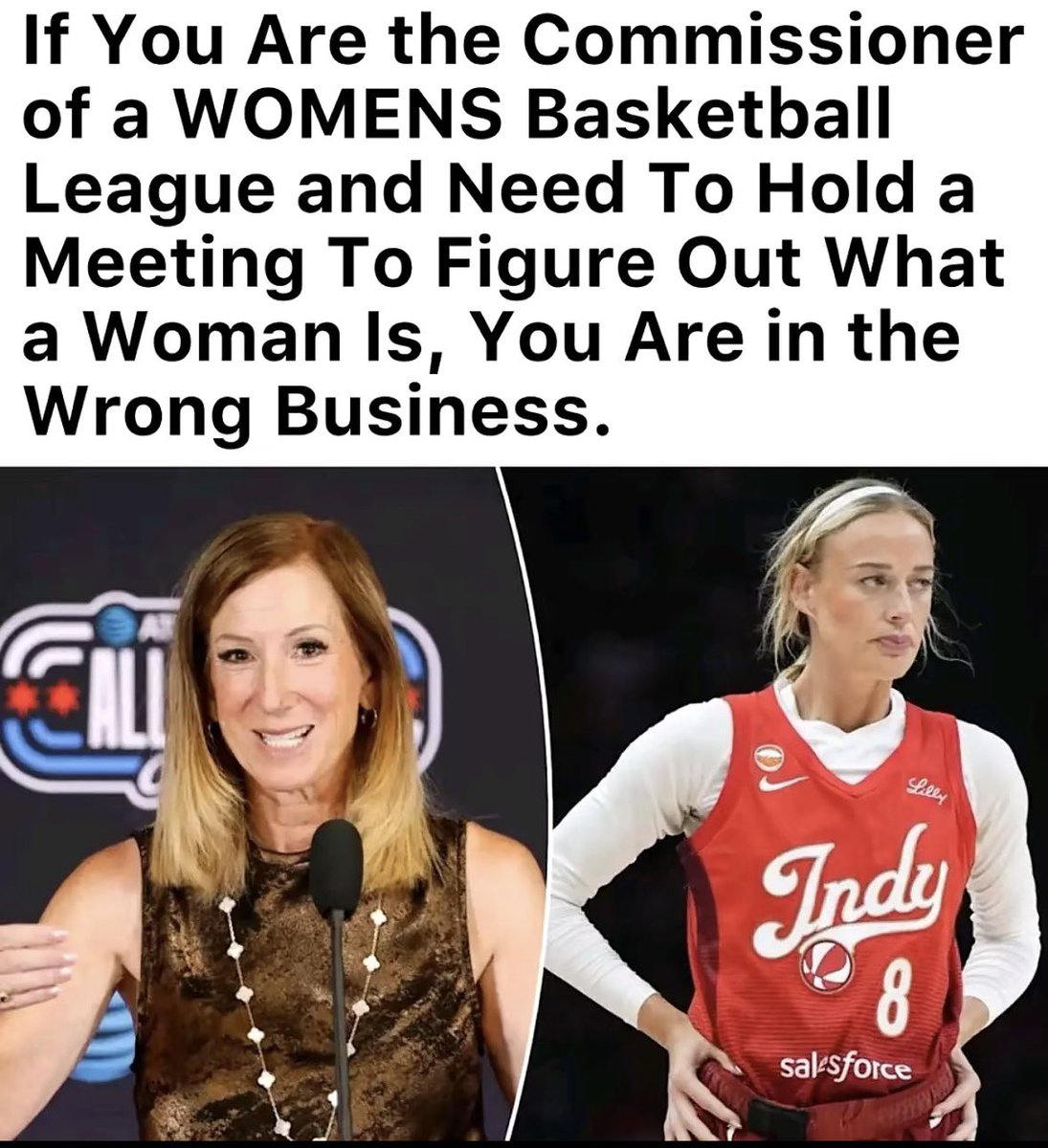 FarmGirlCarrie's tweet photo. Somehow I don’t see this 
happening in a men’s league; you? https://t.co/MChPm2Tpw0