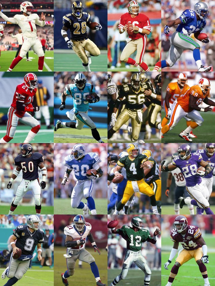 cujoknows's tweet photo. Best uniform each team has ever worn: NFC Edition https://t.co/0euXWwjJea
