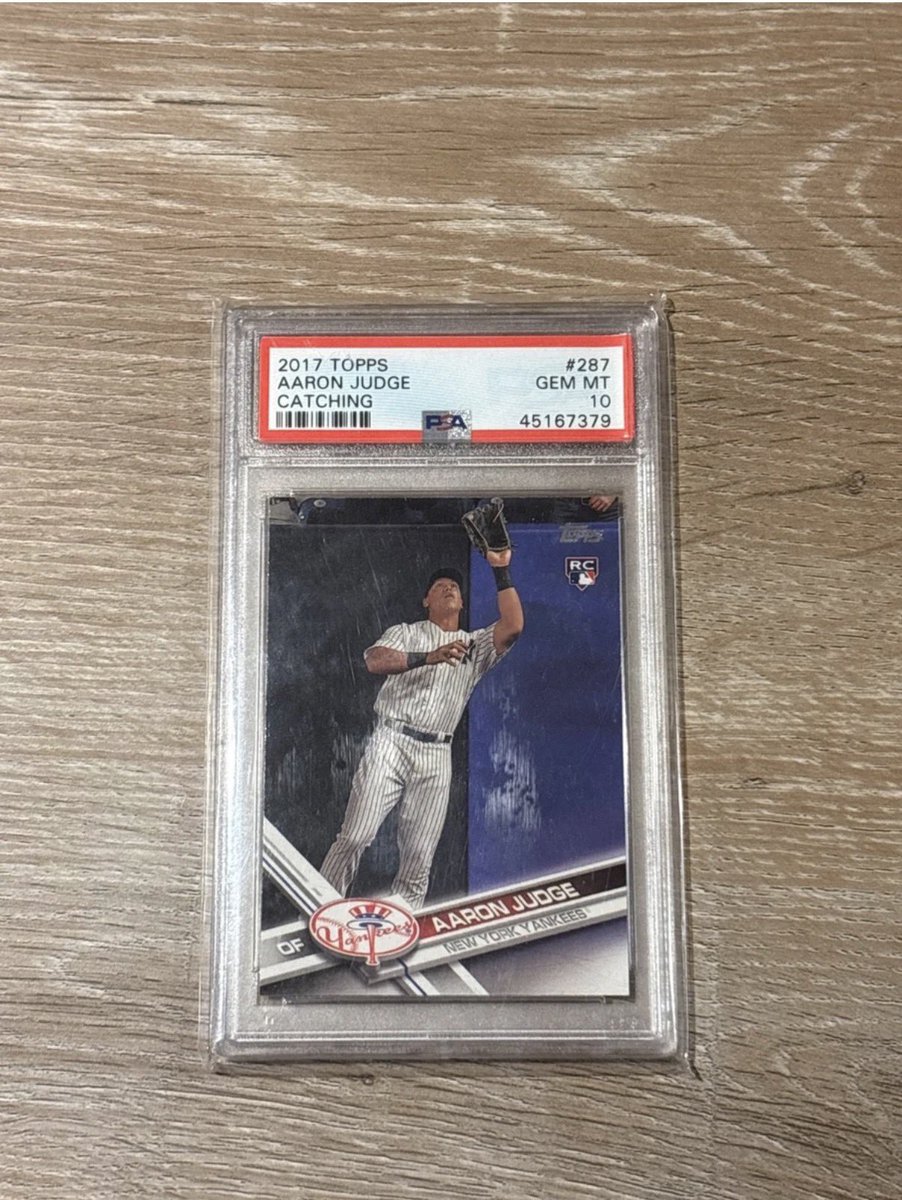 CousinsCards's tweet photo. @RSJRsteel Aaron Judge 2017 Topps Rookie Card
Asking $340 venmo G&amp;S https://t.co/sE4I0pq5gg