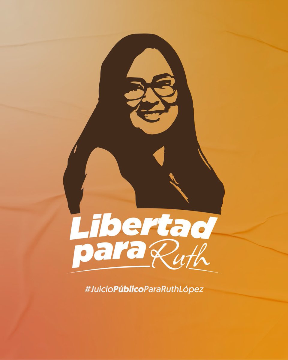 HsilvAvalos's tweet photo. Ruth López cumple hoy 448 días secuestrada por el régimen de Nayib Bukele, el autócrata salvadoreño que destruyó la democracia que tantos afanes había costado. #TenganDecencia #LibertadParaRuth https://t.co/SrWLZwzJxC