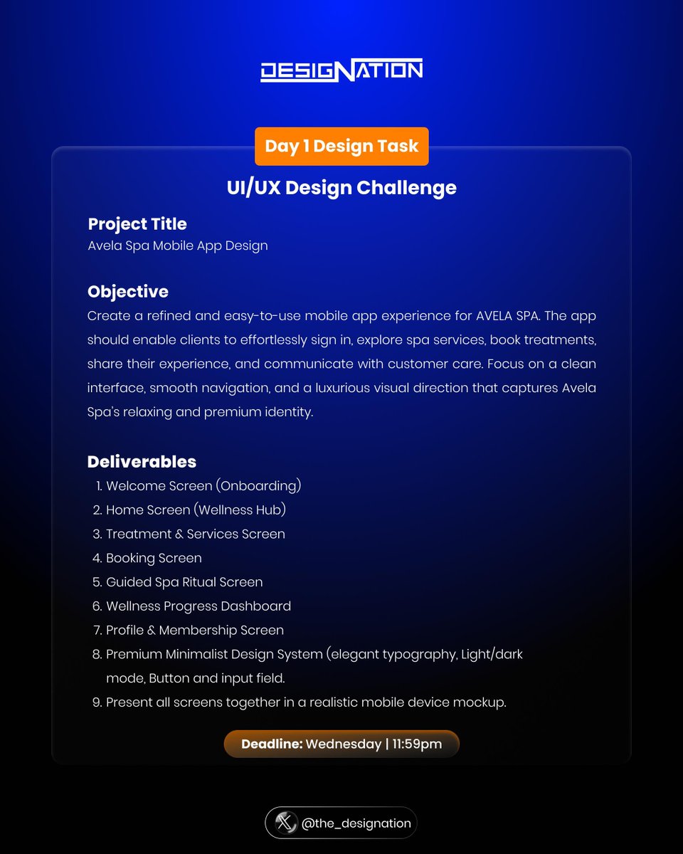 The_DesigNation's tweet photo. Welcome to a new week, Creatives! 🧡💙

Frame 1: Graphics Designers 
Frame 2: UI/UX Designers 

Quote this post with your submissions 🔥 https://t.co/uFx0kNcbFI