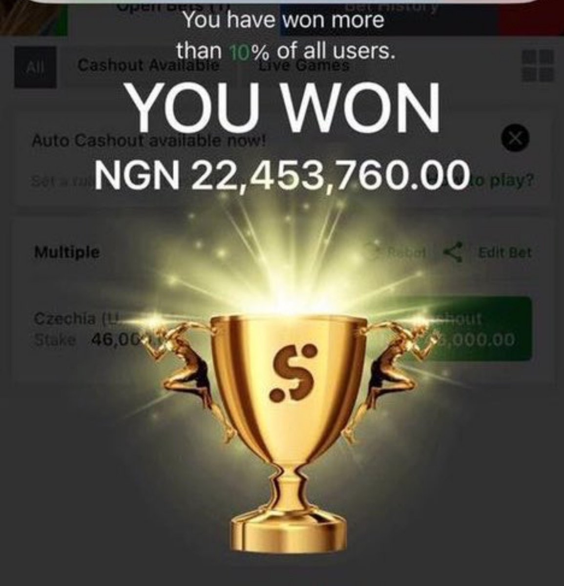 Olajideodb's tweet photo. 22.4m boom💥 💥 💥 
God is great 🙏 
Drop Aza  10k each ✅
Crediting first 100 likes and retweets
 N10K each,
You must follow and retweet to participate 💯✅ https://t.co/DnqFDwQl4q