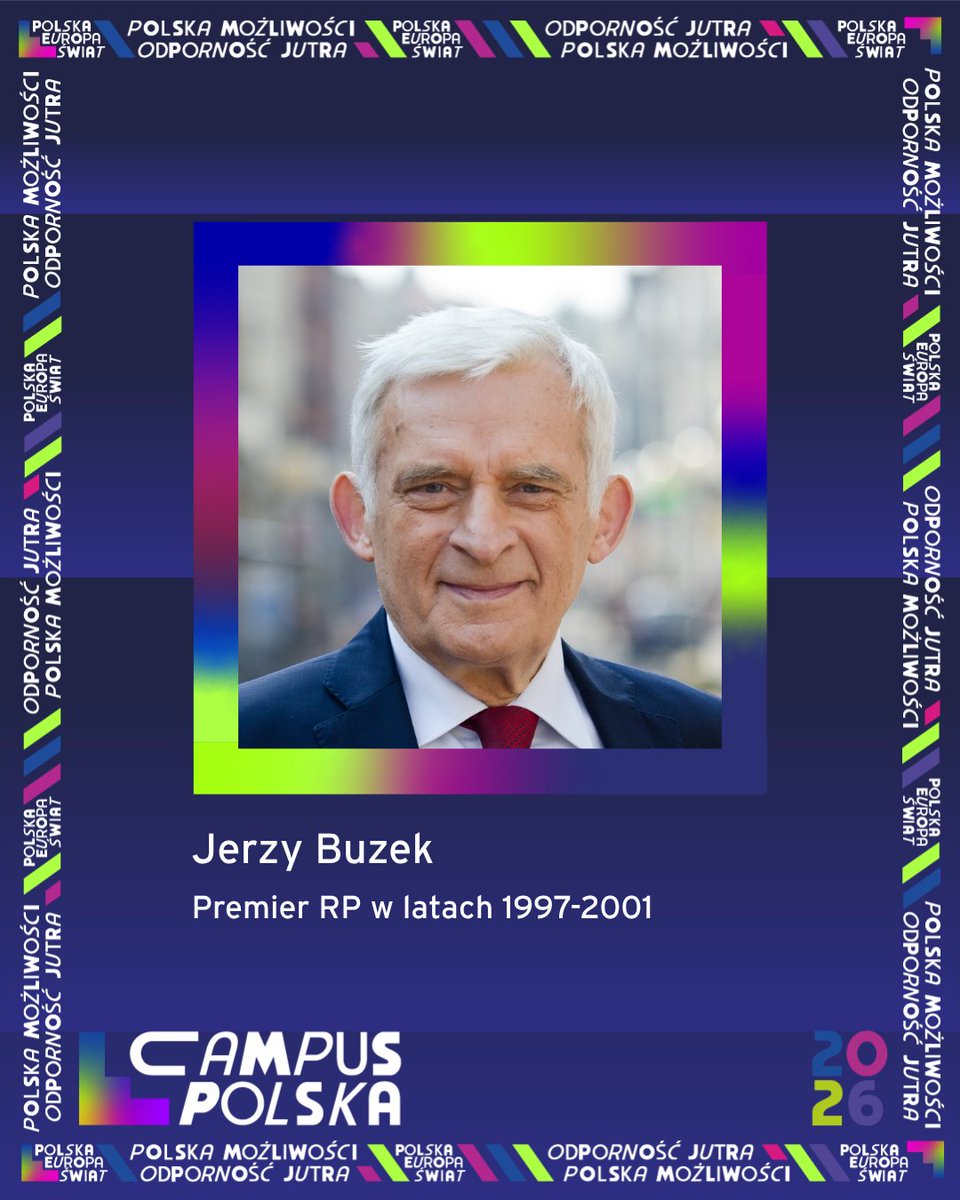 Campus_Polska's tweet photo. 🏛️ Czy autorytet i doświadczenie mają znaczenie?

Będzie z nami prof. @JerzyBuzek – były Premier RP i Przewodniczący PE! 

🇪🇺 Jedyny szef PE z Europy Środkowo-Wschodniej 
⚡ Ekspert ds. transformacji 
🏅 Kawaler Orderu Orła Białego

🎤 O co chcecie zapytać? 👇 https://t.co/nNFfAC0WKw