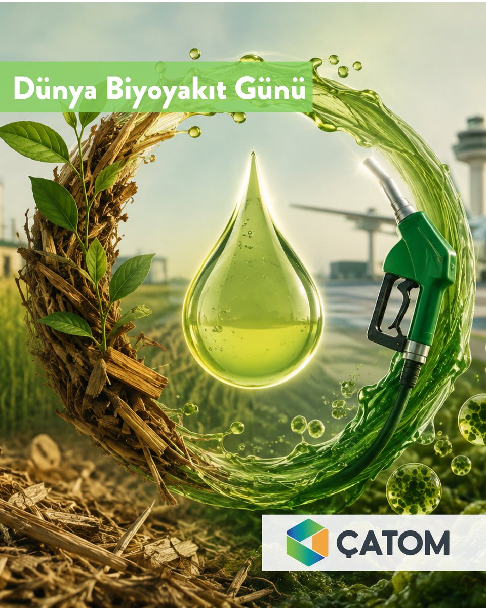 catomtrr's tweet photo. 10 Ağustos Dünya Biyoyakıt Günü, daha düşük karbon emisyonuna sahip bir gelecek için yenilenebilir enerji kaynaklarının önemine dikkat çekiyor. https://t.co/KnfBeWxVS0