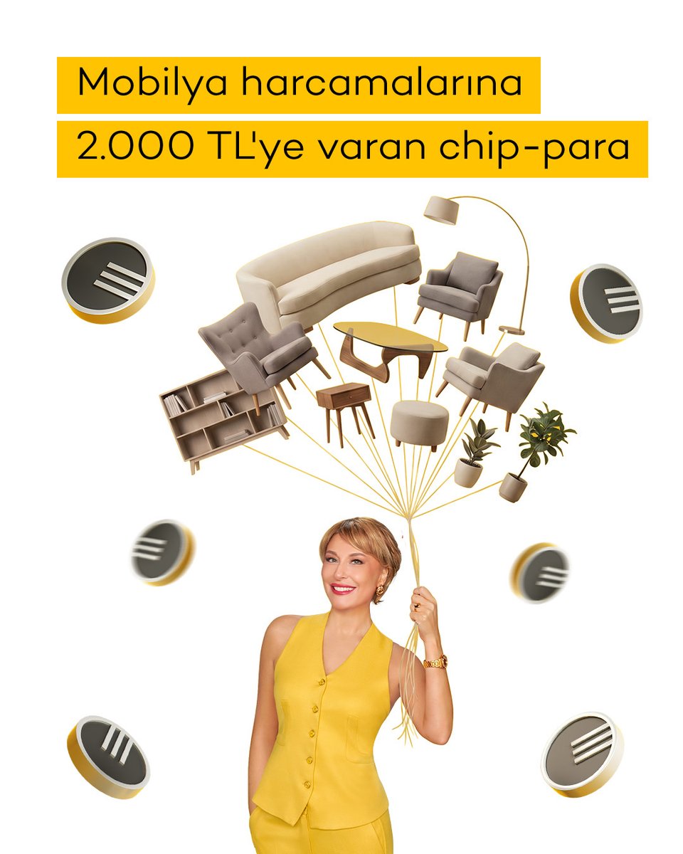 AxessCard's tweet photo. 31 Ağustos’a kadar mobilya sektöründe yapacağın 20.000 TL ve üzeri harcamana 250 TL, 50.000 TL ve üzeri harcamana 750 TL, 100.000 TL ve üzeri harcamana ise 2.000 TL chip-para kazan. 💛

Kampanya detayları ve katılım @juzdanapp’te https://t.co/JvuccL84uP