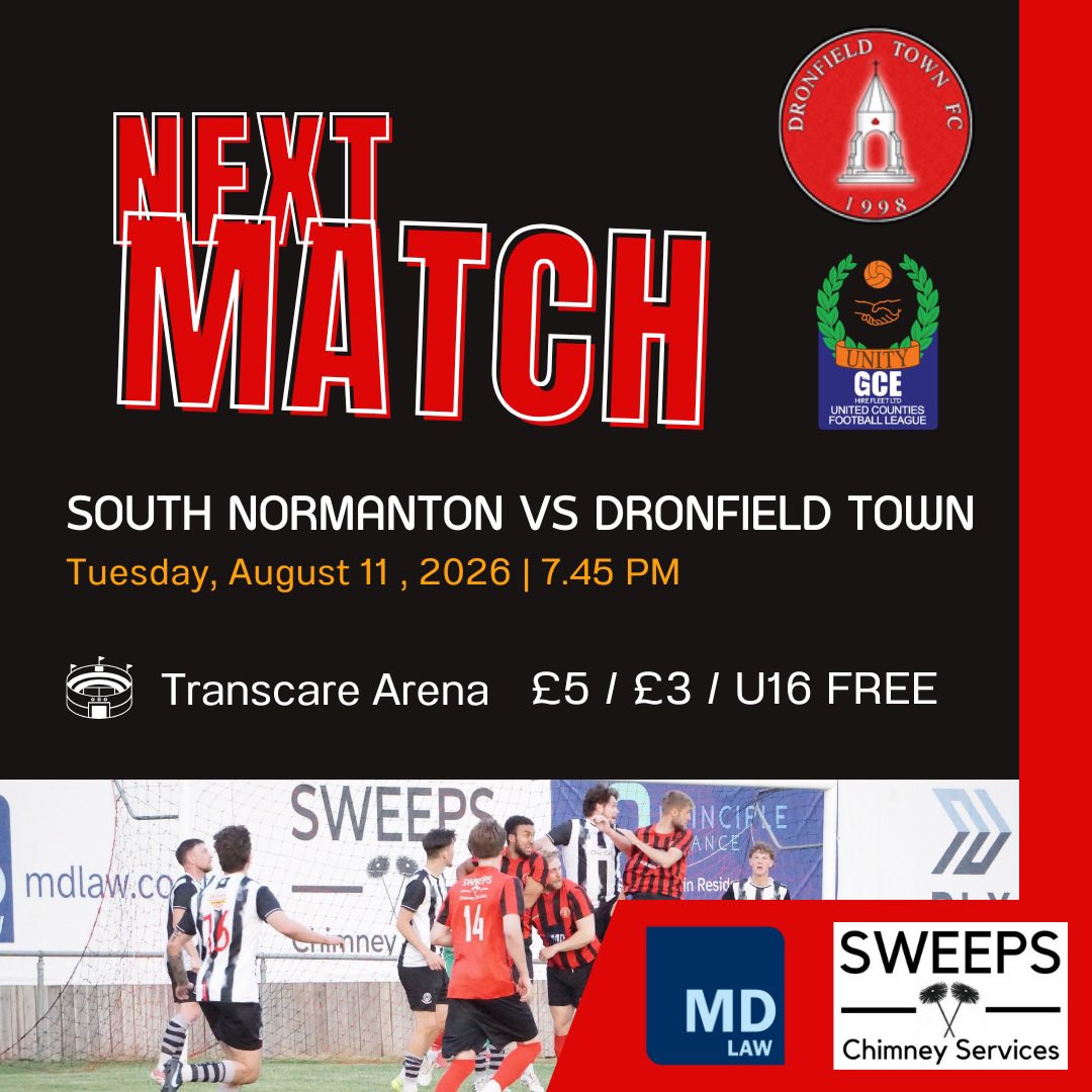 DronfieldTownFC's tweet photo. Tomorrow night we’re heading 1 junction down the Ⓜ️1️⃣ 

#TownOnTour https://t.co/wRTkxYR8iq