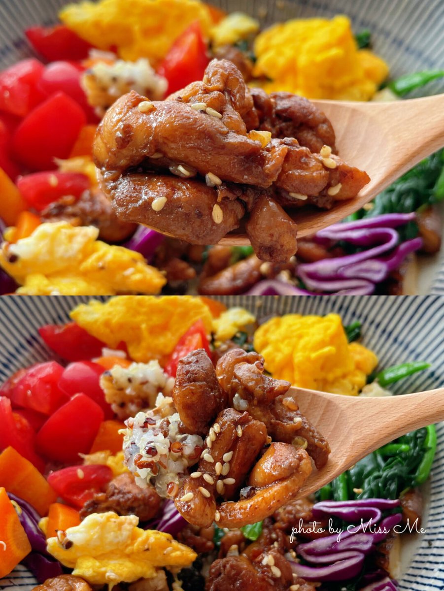 JessWeaverpd's tweet photo. [Lunch win! Grilled chicken + quinoa bowl with roasted veggies → high protein, low carb, keeps full till dinner. Perfect for busy减脂 days ] https://t.co/dANo9GkGxP