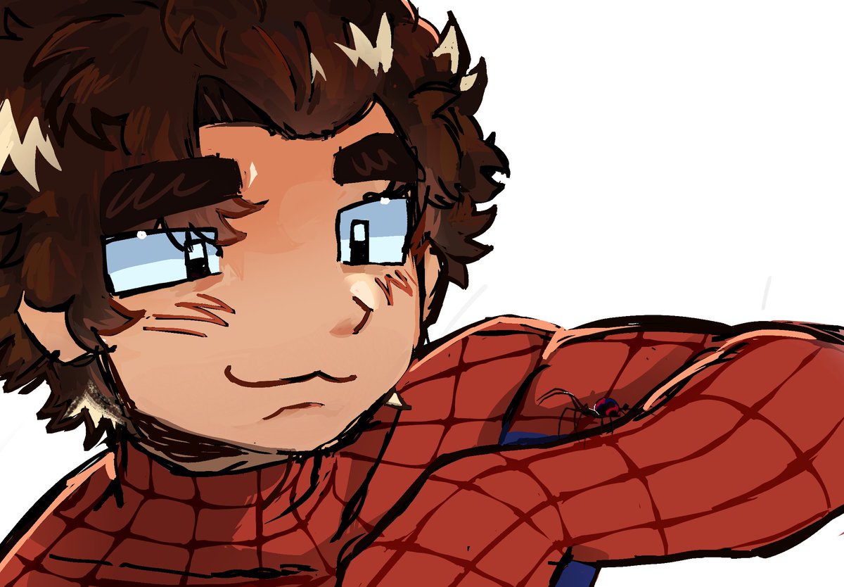 kiddyscove's tweet photo. Repost because the bg was starting to bother me. Sorry to everyone who had to see that . #spiderman #brandnewday #peterparker #marveltwt #art https://t.co/4Y5vC3ZkzL
