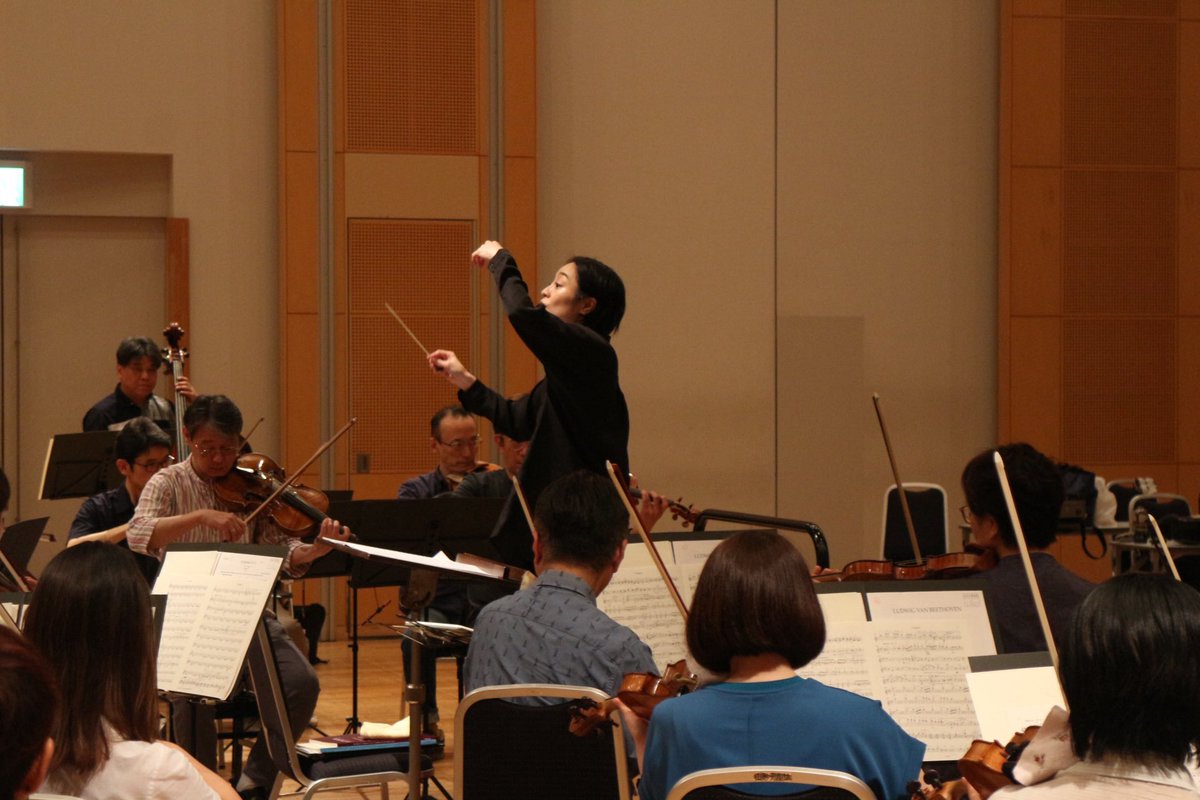 y_symphony's tweet photo. 【山形県企業局コンサートin寒河江】🍑
明日、寒河江市市民文化会館にて15時開演🎵
指揮は齋藤友香理さん😊
「川の流れのように」や「モルダウ」など、水にちなんだ名曲などをジャンルを超えて盛り込んだ、親しみやすいプログラム😍
リハーサルも順調です✨
皆様に会えます事、楽しみにしております🥰 https://t.co/vjkSQ5Os2R