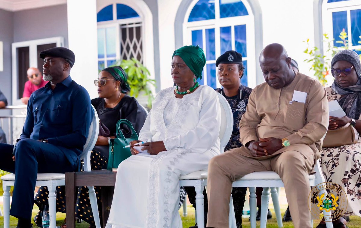 utvghana's tweet photo. Vice President Jane Naana Opoku-Agyemang has joined family, religious and traditional leaders, friends, and well-wishers to honour the memory of Alhaji Mohammed Muniru Limuna and convey President John Dramani Mahama’s warm greetings and continued sympathies

#UTVGhana https://t.co/ELH91M8ge1