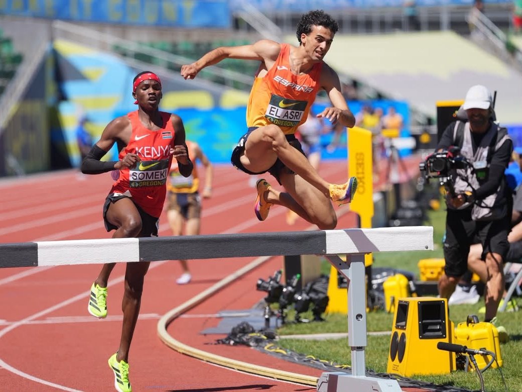 santhilari's tweet photo. 🏆 Bakr El Asri es proclama campió del món sub-20 de 3.000 metres obstacles aquest diumenge a Eugene (EEUU). Enhorabona, Bakr! https://t.co/yC716v8dj7