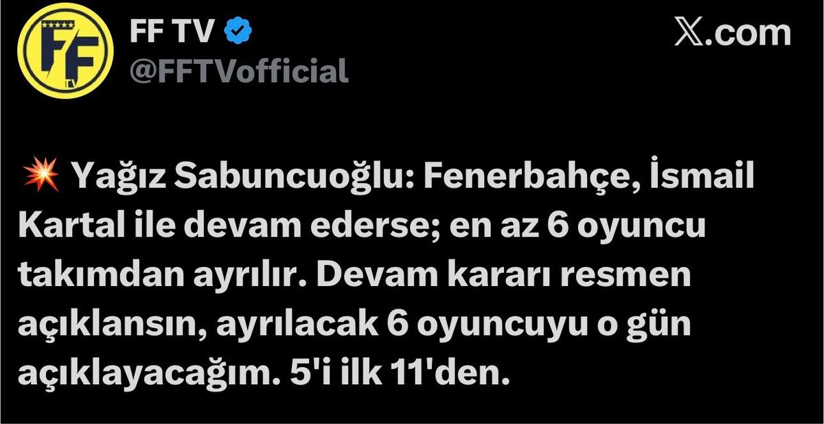 Fenersports_tr's tweet photo. Fenerbahçe şampiyonluğa giderken yaptığı habere bak, bu sezon şampiyonluk için en önemli hamle bu tür. Galatasaray ve menajerler tarafından fonlanan habercileri takipten çıkıp engellemek. https://t.co/CyINd5G78w