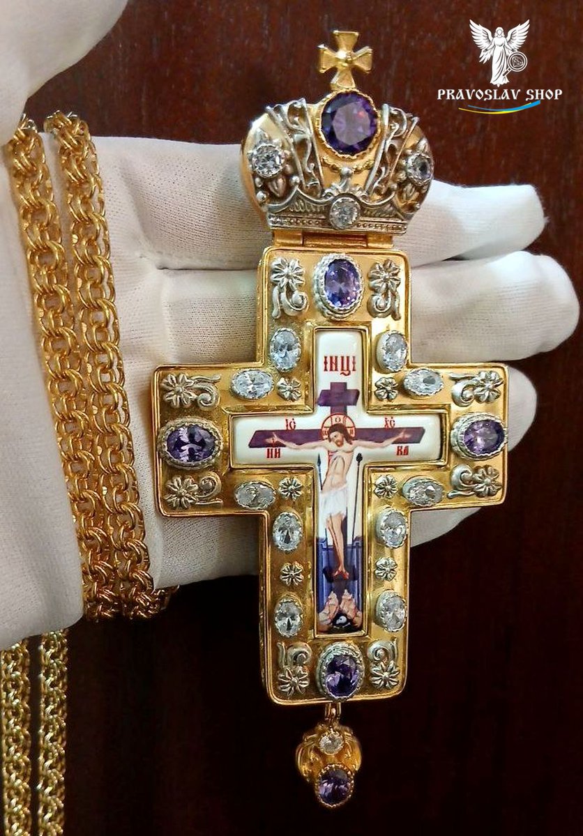 pravoslavshop's tweet photo. Хрест для священика позолочений з фрагментарним срібленням, прикрашений вставками фіанітів, в комплекті з позолоченим ланцюгом.
BJ0223LPF-1+1LP
https://t.co/XrYQGJcStW https://t.co/U7F0ngzf2R