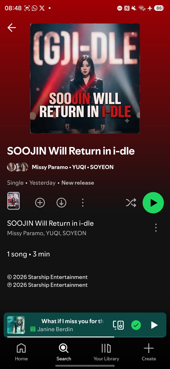 CrazyOverYooh's tweet photo. Wait what 😭 this just came up on my spotify https://t.co/EVAHsG34q7