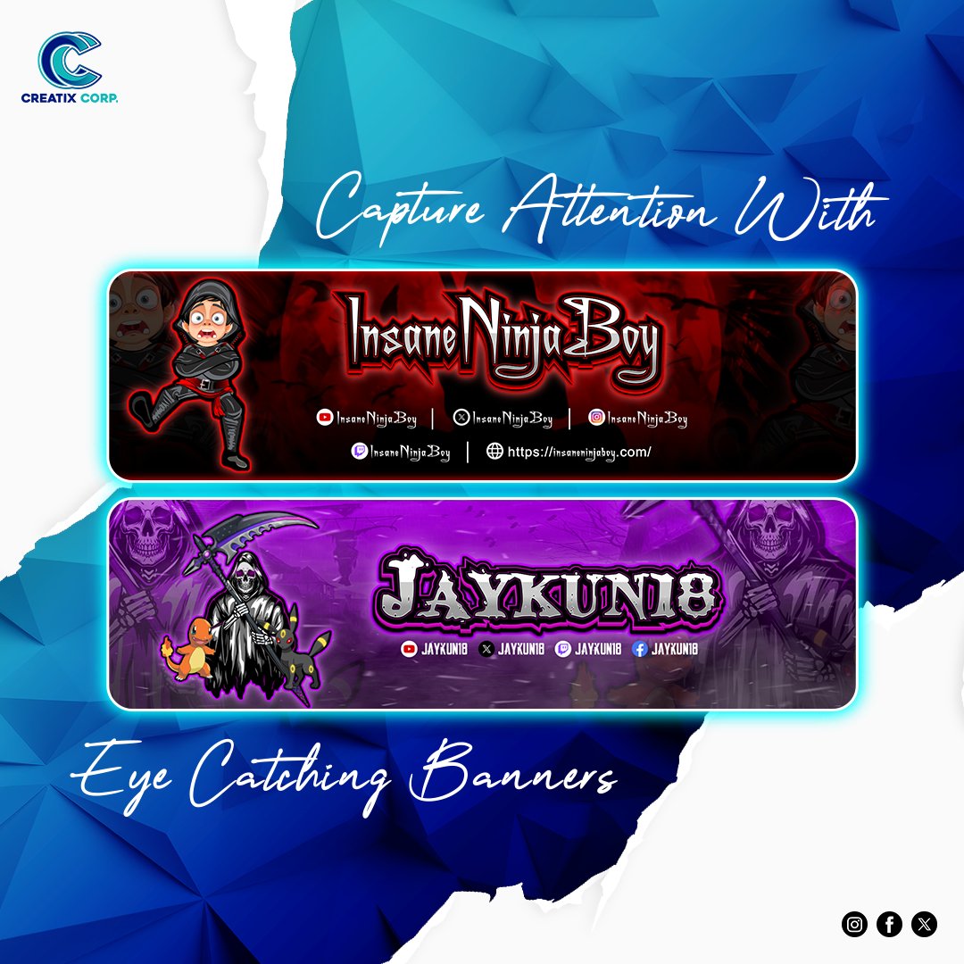 creatixcorp's tweet photo. Eye-Catching Stream Banners for Your Channel! 🎮

Designed to match your style and strengthen your channel’s visual identity.

💬DM us today to get your custom stream banner!

#creatixcorp #streambanners #twitchgraphics #twitchstreamer #streamergames #fyp https://t.co/95tk4TWGZD