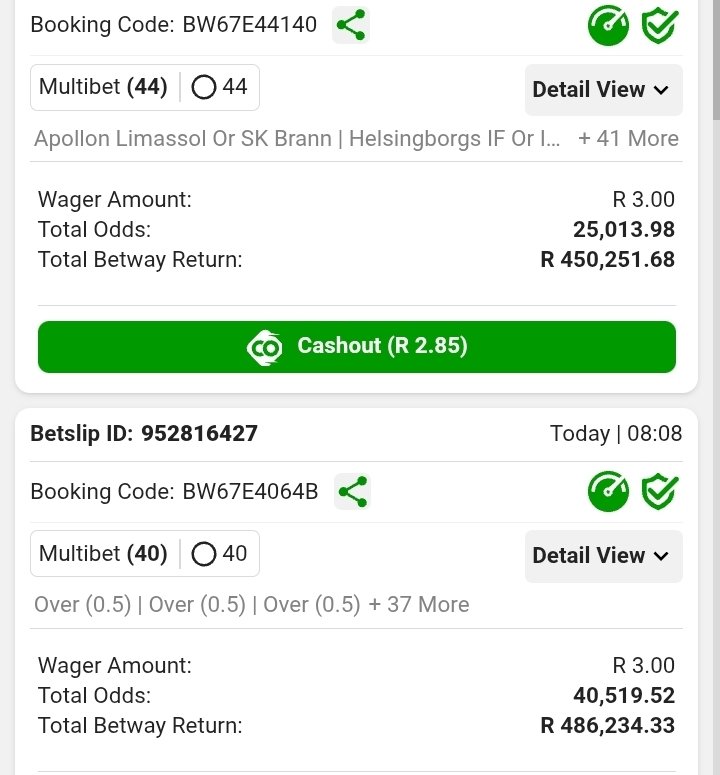 SibandaEffort's tweet photo. @justjuniie BW67E44140...Double chance wins kick off 02.45
BW67E4064B... Over 0.5 goals kick off 02.30
BW67E2D058...Double chance under 4.5 
BW67E2845D...Double chance over 1.5 
BW67E248E5...BTS YES 
BW67E243BC... Over 2.5 goals
BW66838657...Straight wins 
BW67A5F8BD... Over 2.5 goals https://t.co/xAL1ZhEIKF