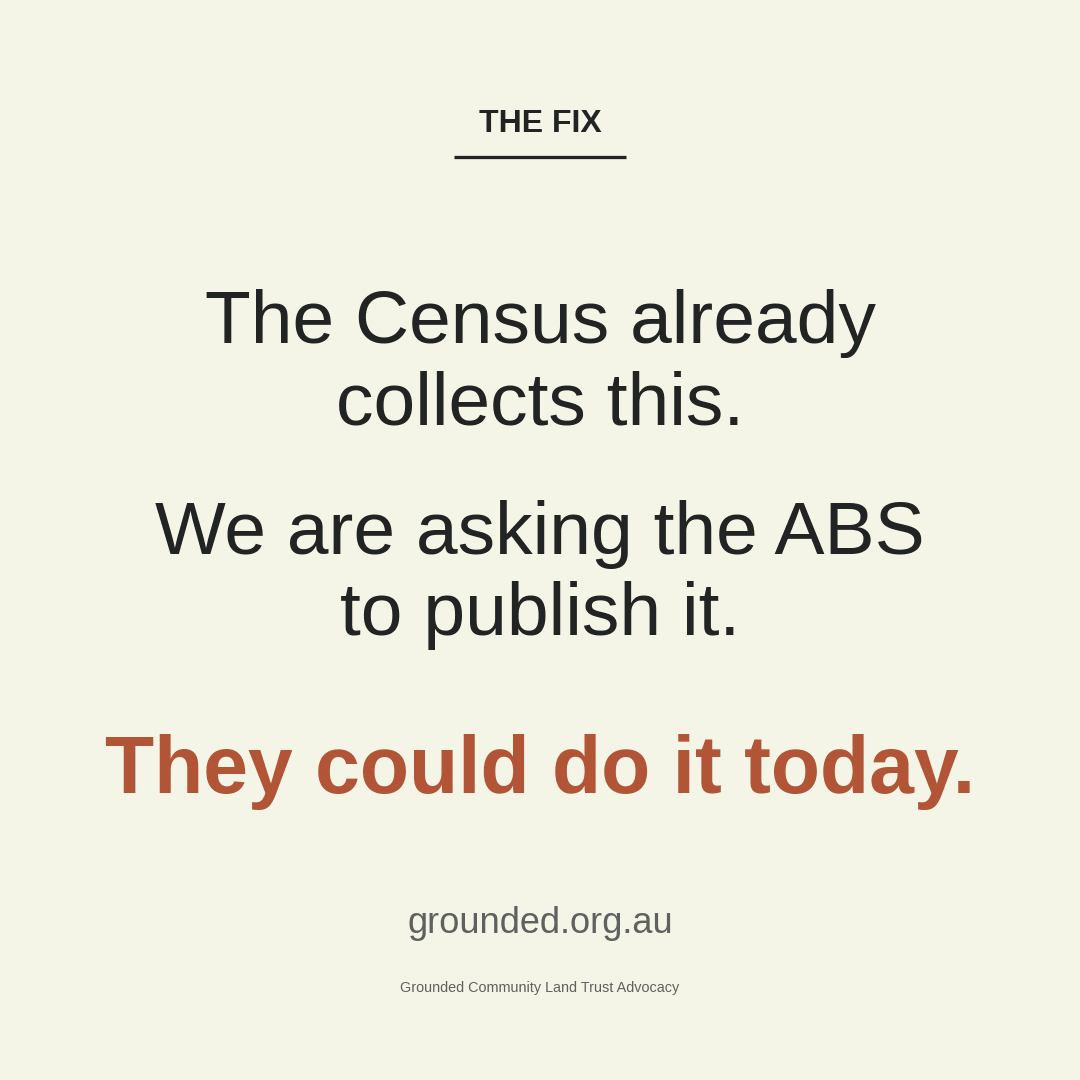 grounded_au's tweet photo. Tomorrow's #Census ensures Millennials locked out of home ownership end up making the widely quoted Census home ownership stat look better than it should. Why? It counts homes not people. https://t.co/Ov73Cs2Ja6