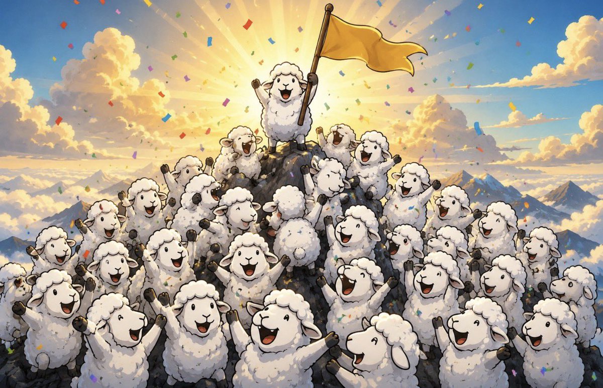 Maverickdotsol's tweet photo. would be funny if @mdudas followed @slingoorio into @Sheep_coinsol 

this one makes sense bros lock in and follow the leader $sheep https://t.co/4xlxW8lZZR