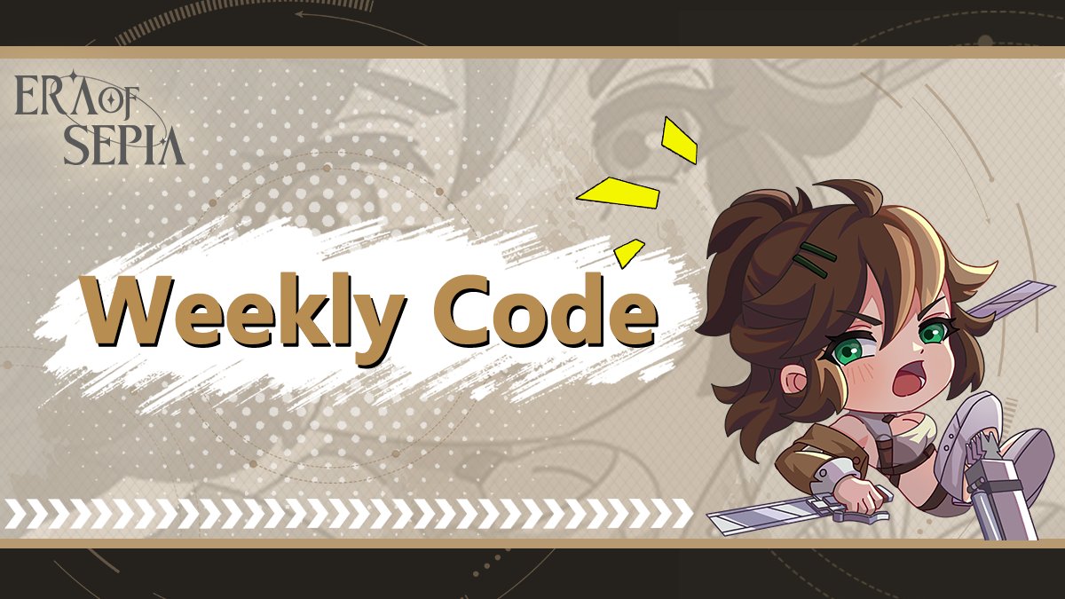 Era_of_sepia's tweet photo. 📷Weekly gift code alert! Don’t forget to grab your goodies before it’s gone!
📷CODE: AUGUWK2
Redeem them in-game now and claim your freebies!
#GiftCode #Freebies #EOS #enigmaofsepia #eraofsepia https://t.co/YpZ4aAqJr9