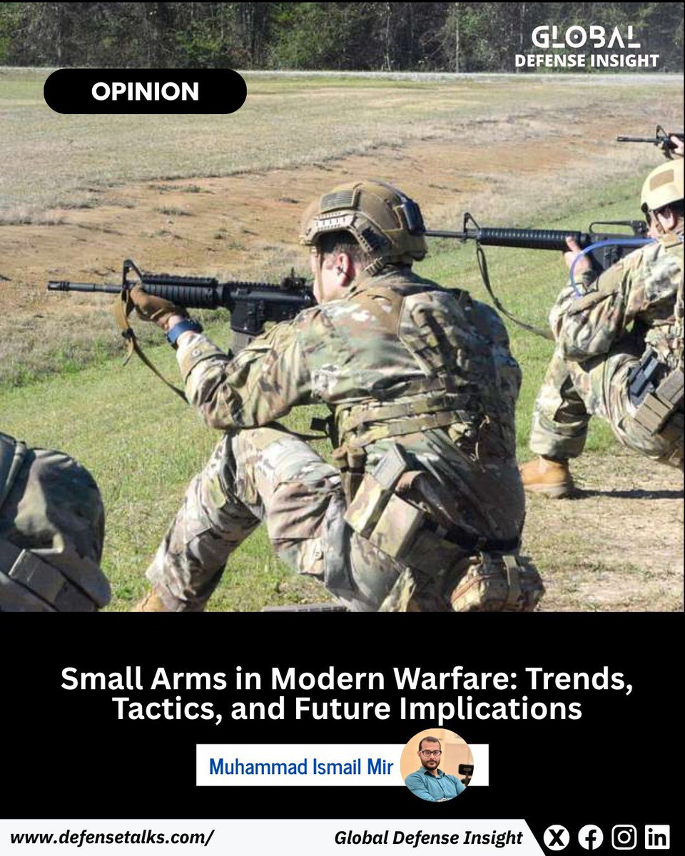 i_themysti's tweet photo. Proud to announce that my latest analysis, โSmall Arms in Modern Warfare: Trends, Tactics & Implications,โ has been published by @Defense_Talks (GDI). Examining Ukraine, Gaza & Nagorno-Karabakh.
#GDI #Defense #SmallArms #Infantry #ModernWarfare
https://t.co/dW82UozgW0 https://t.co/V8ypNmI91c
