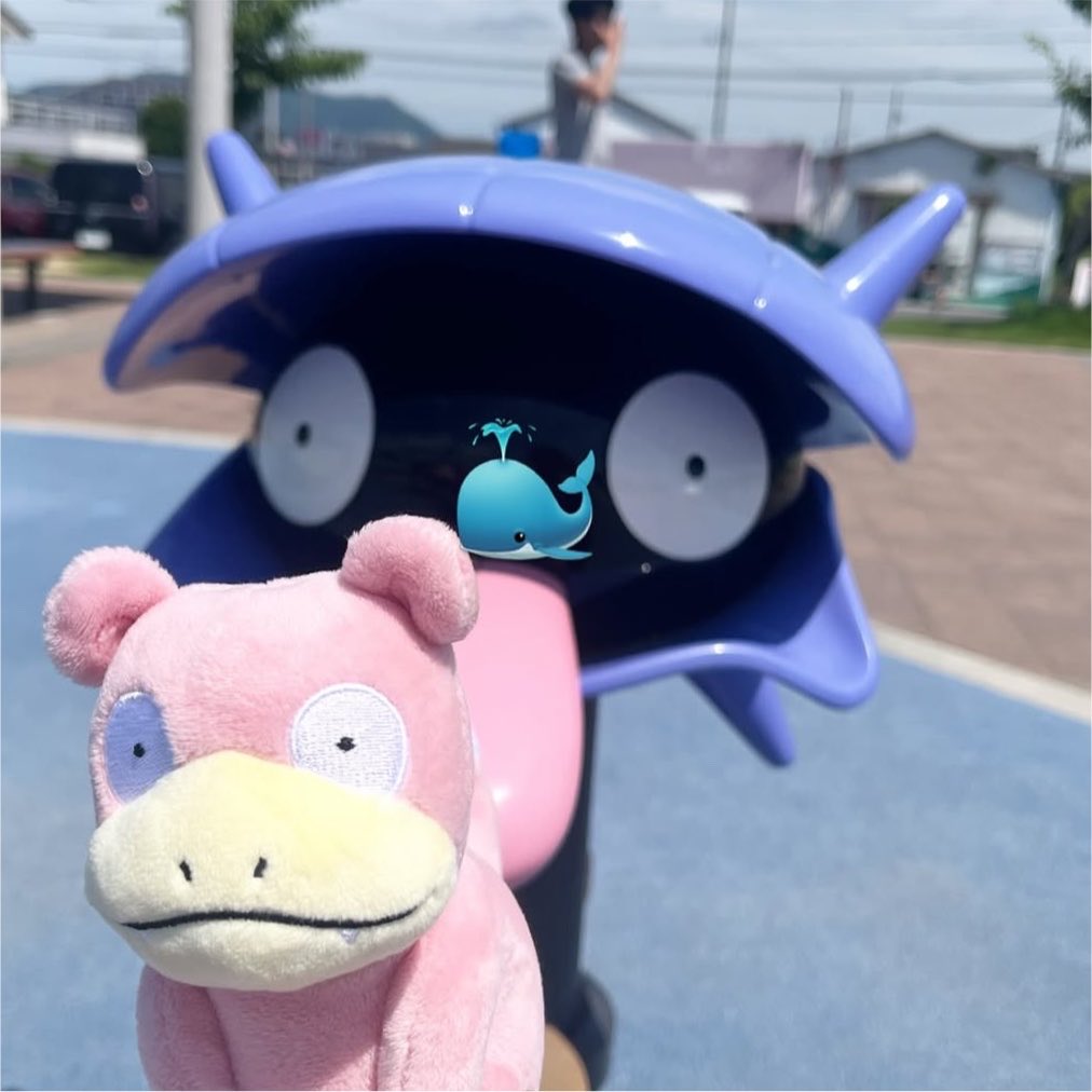 ヤドンちゃん 今日ヤドンの日らしいので実家帰った時の可愛いヤドンちゃん見てみて