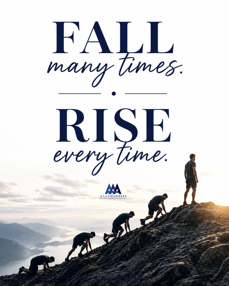 aaa_chambers's tweet photo. Never let a setback become your stopping point.
#aaachambers #lawfirms #lawfirmsinlagos #litigation #lawfirmsinnigeria #nigeria #nigerianlaw #litigationnigeria #legalpracticeNG https://t.co/KgYztRwdJk