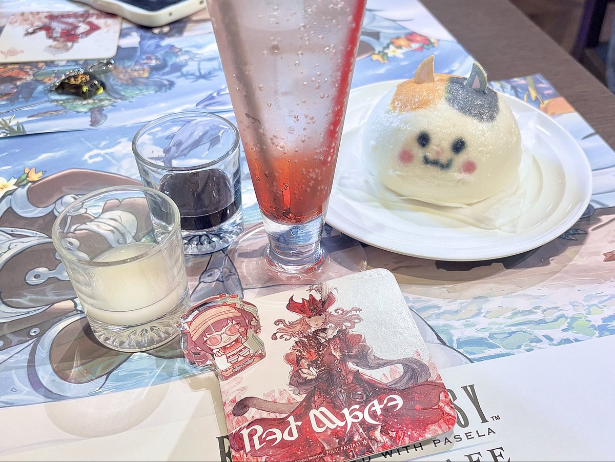 Top4z_xlv's tweet photo. 東京のエオカフェ行ってきたー！
初期国グリダニアヒカセンなので行くの夢でした🌳 https://t.co/hAsQFvWZ0t