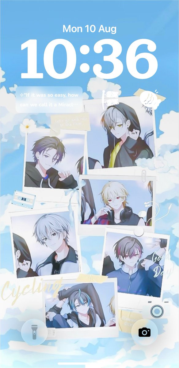 marikiseki's tweet photo. スマホのロック画面に新しい壁紙を設定したよ！( ᐢ ᵕ ᐢ )
#EL6 https://t.co/ndmvEb28LC