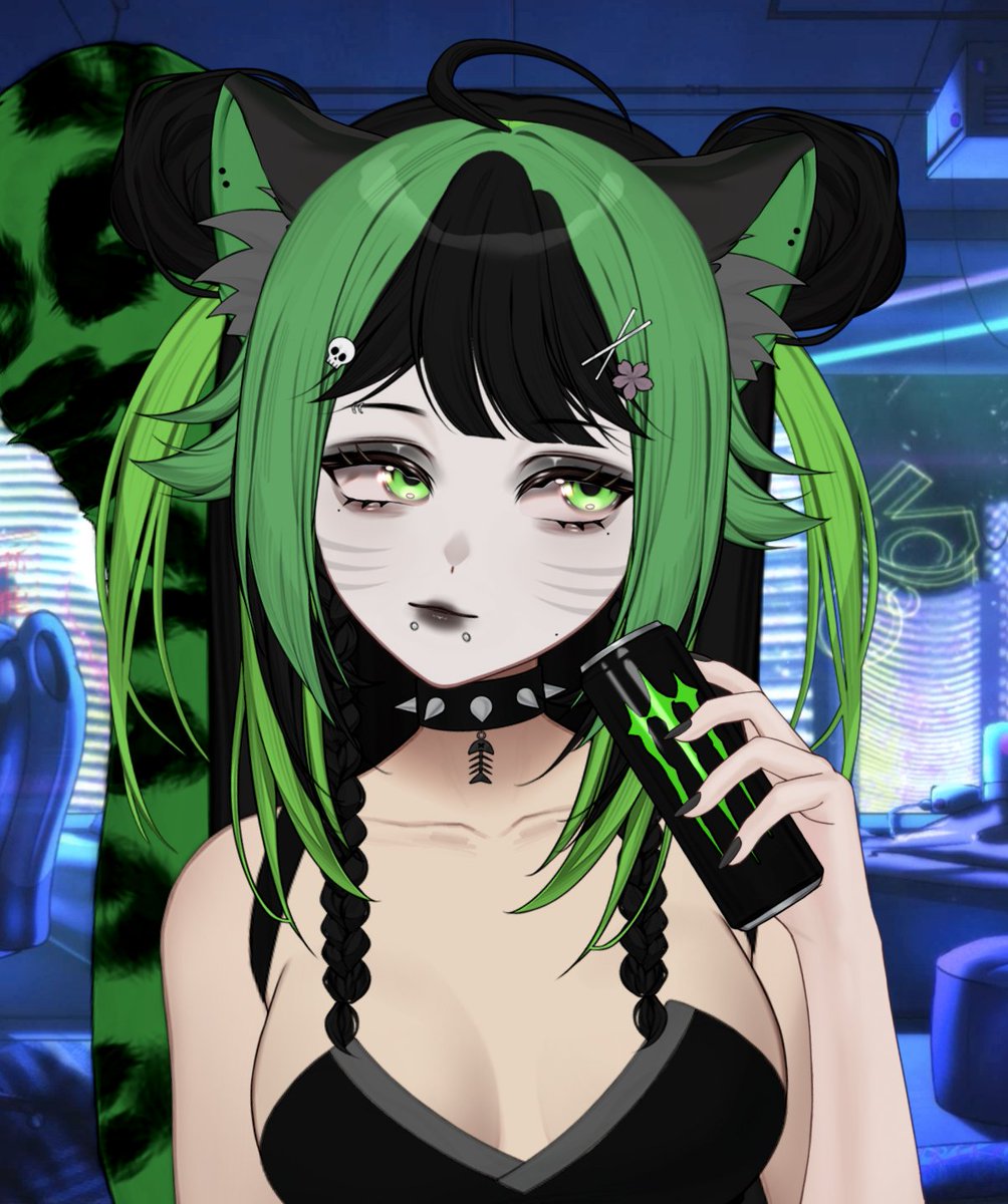 poxiiaa's tweet photo. fineeee, i'll share my monster with you (¬､¬) https://t.co/l6KGHe0D9J