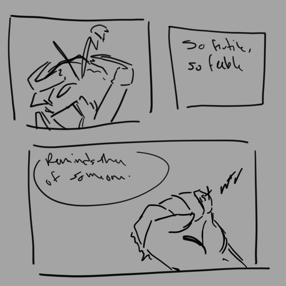 azurewr4th's tweet photo. // I got a lil comic wip, and I wonder if y'all would be interested in seeing me finish it? https://t.co/MnfXCIDnJK