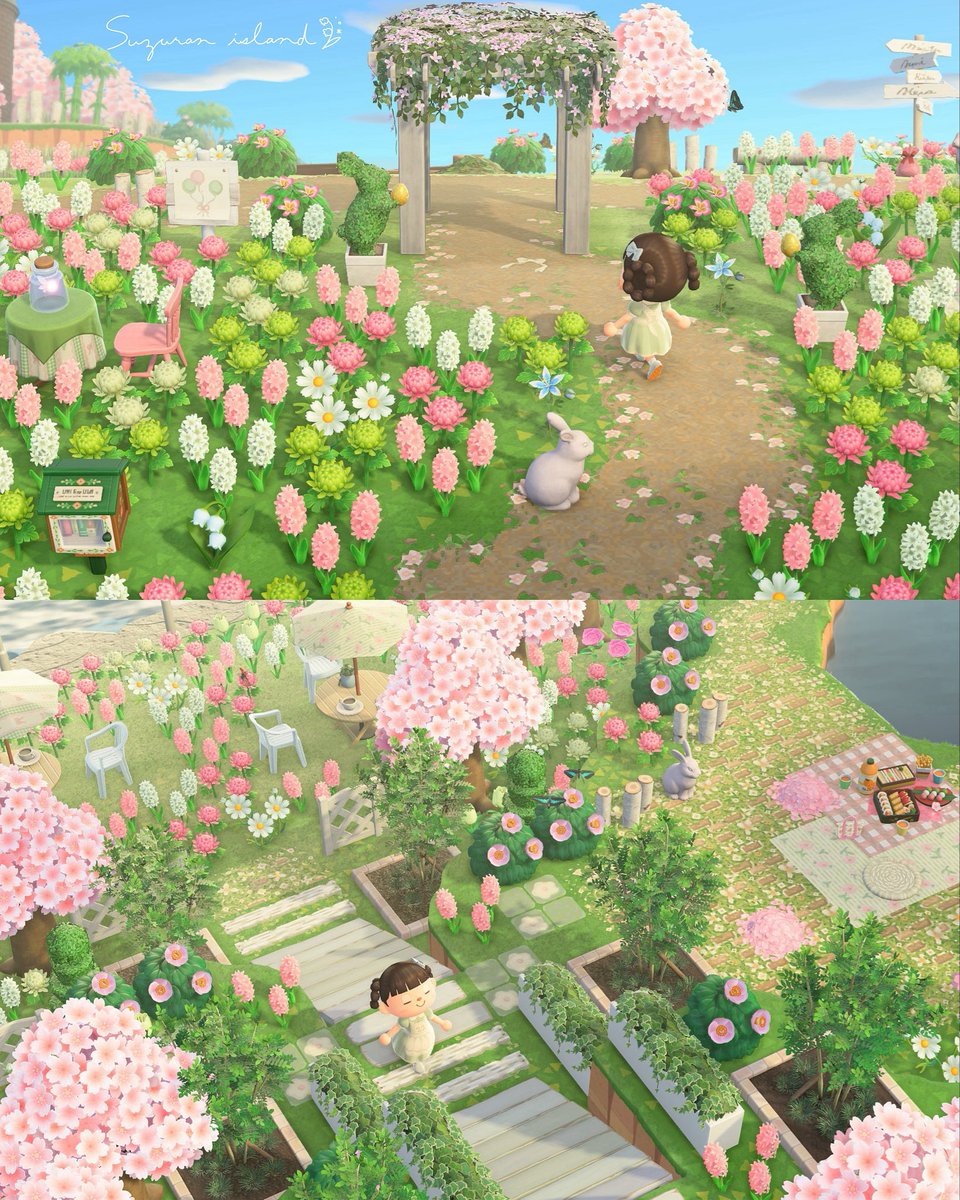 fuwafuwa_acnh's tweet photo. 完成した夢の島🏝️ˊ˗
ピンクとグリーンで春いっぱいの島になりました🥰🌸🌿

素敵なマイデザインたくさんお借りしました♡ありがとうございました( ˘͈ ᵕ ˘͈ )｡*
#あつ森 #あつまれどうぶつの森 
#あつ森写真部
#animalcrossing #acnh https://t.co/Vf9Jr8se5Y