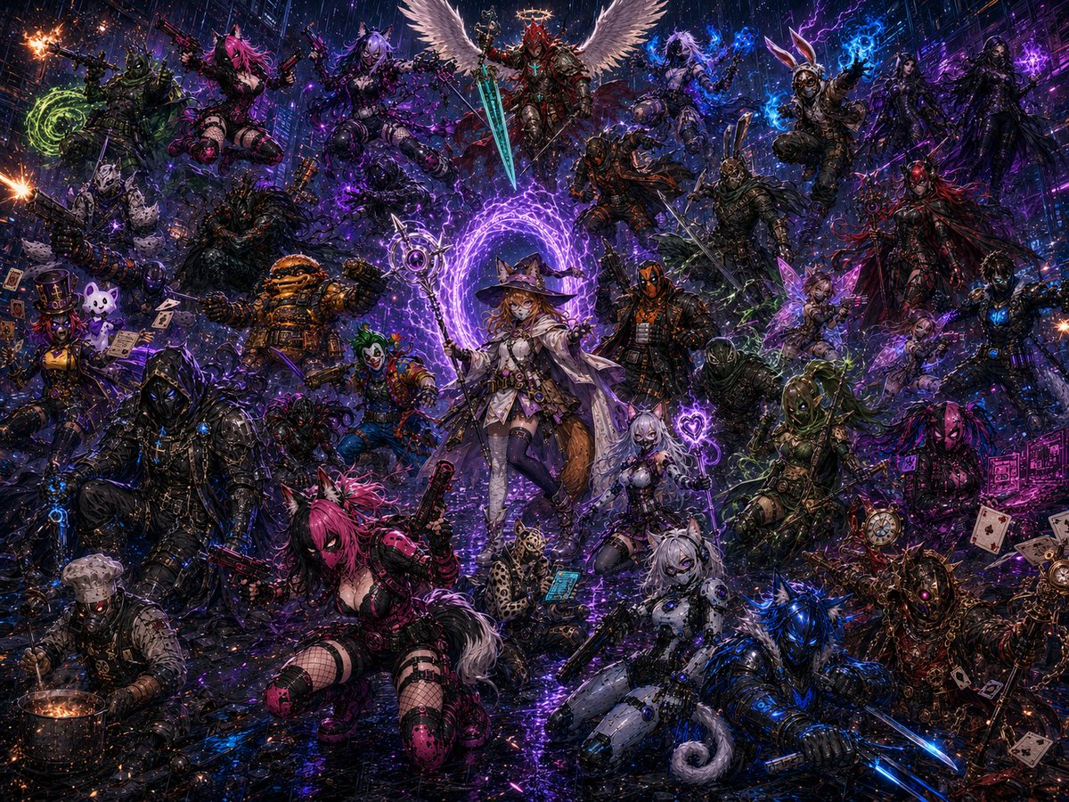 DantaroDanstar's tweet photo. Had to make a commemorating image. (I tried my best is all I can say. LMAO) https://t.co/qNJWL8JEex