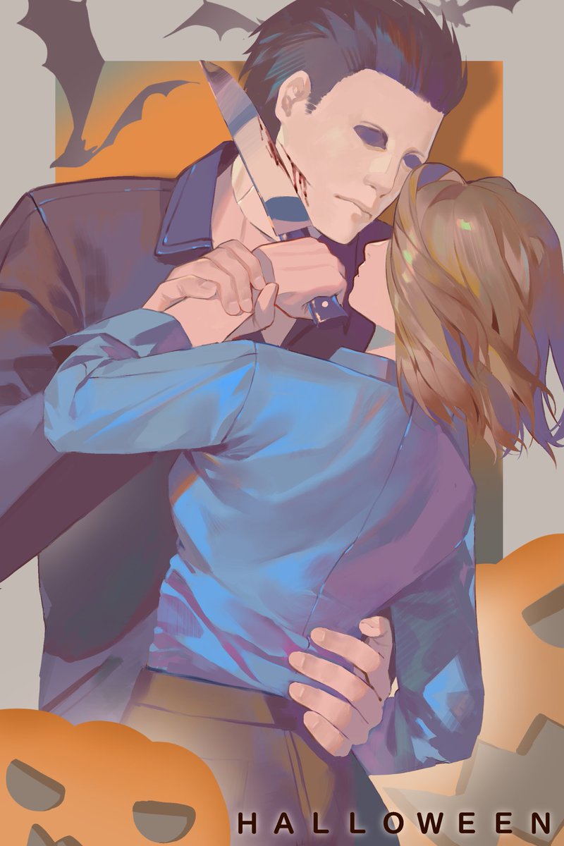 Krmtsutsu12's tweet photo. #Halloween #Mylaurie 
👻🔪一昨年絵 https://t.co/le759ZtVO2