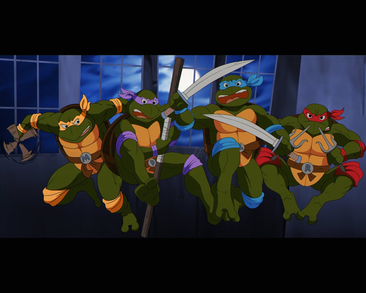 mistajonz's tweet photo. ✨Some art I did for Rangerstop earlier this year. Teenage Mutant Ninja Turtles✨ https://t.co/aKrOHKnEsL