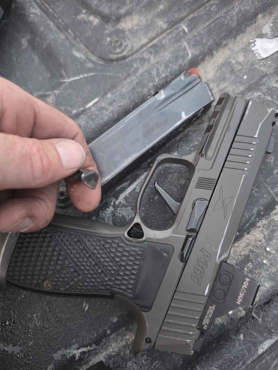 SStricklandMMA's tweet photo. You guys sorry for the sig recommendations...... Ive never taken this apart and the mag release just fell out at the range.....  Well I guess Im a glock man now https://t.co/l2J550FfZT