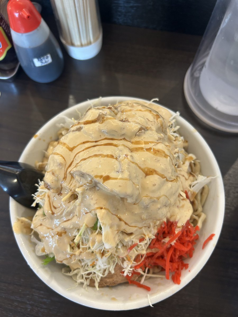 gudamer1234's tweet photo. #ラー麺 202641

聖地巡礼　㐧　弐捨肆戰目
（夏の風物詩　捨弐乃陣）

8/3 弐豚
長岡花火での興奮冷めやらぬ中、月曜って事で聖地へ凸
冷し 特盛×2 硬め
Y ガリマヨマシ 紅生 並 ザブトン

今回はザブトンがあり一安心
着丼すると正三尺玉×2を彷彿させ���ビジュにテンション爆上がり♪ https://t.co/BhH4XGbkiu