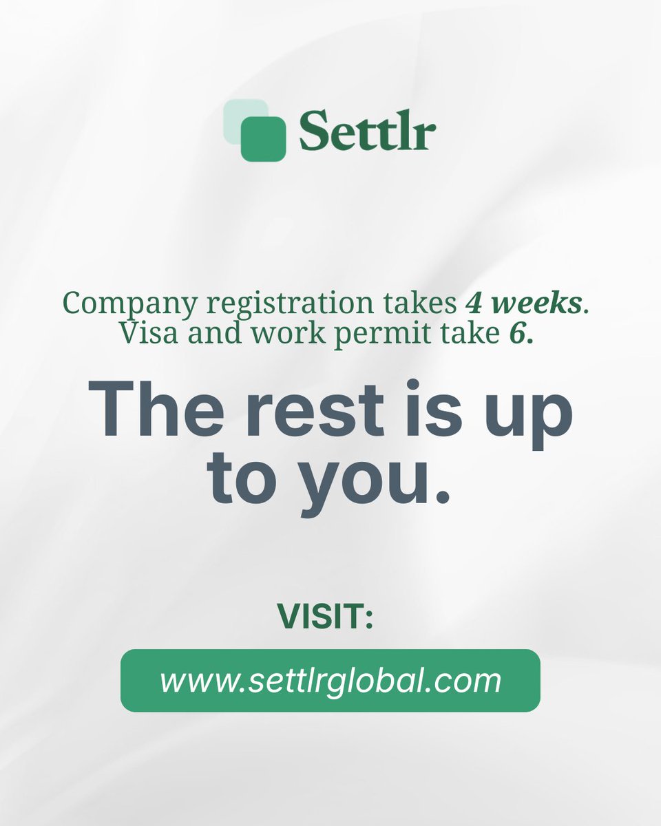 settlrglobal's tweet photo. 5 months left to incorporate in Thailand.

Company registration: ~4 weeks.
Visa + work permit: ~6 weeks.
The timeline is clear. The opportunity is yours.

Don’t wait until the clock runs out. Start planning your move with Settlr.

#Settlr #ThailandBusiness https://t.co/RGQhkFW17I